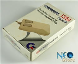 COMMODORE® 1351 Mouse with User's Guide 1986 (new & factory sealed)