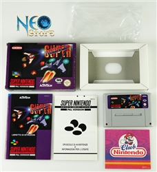 Super Strike Gunner Super Nintendo (SNES), Made in Japan, version PAL.