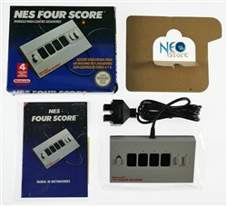 NES Four Score™ Adapter four player with Turbo for Nintendo Entertainment System 8-bit. Made in Japan.