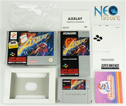AXELAY™ Super Nintendo (SNES), Made in Japan, version PAL.