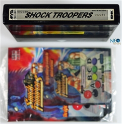 Shock Troopers English MVS cartridge (holographic)