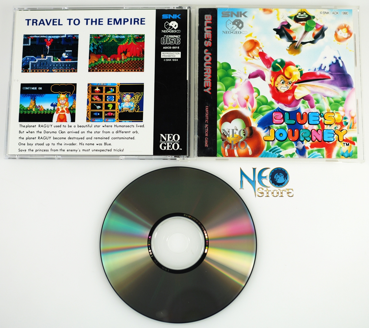 NeoStore.com - Blue's Journey (Raguy) English Neo-Geo CD