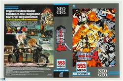 Metal Slug 4 classic insert + sticker