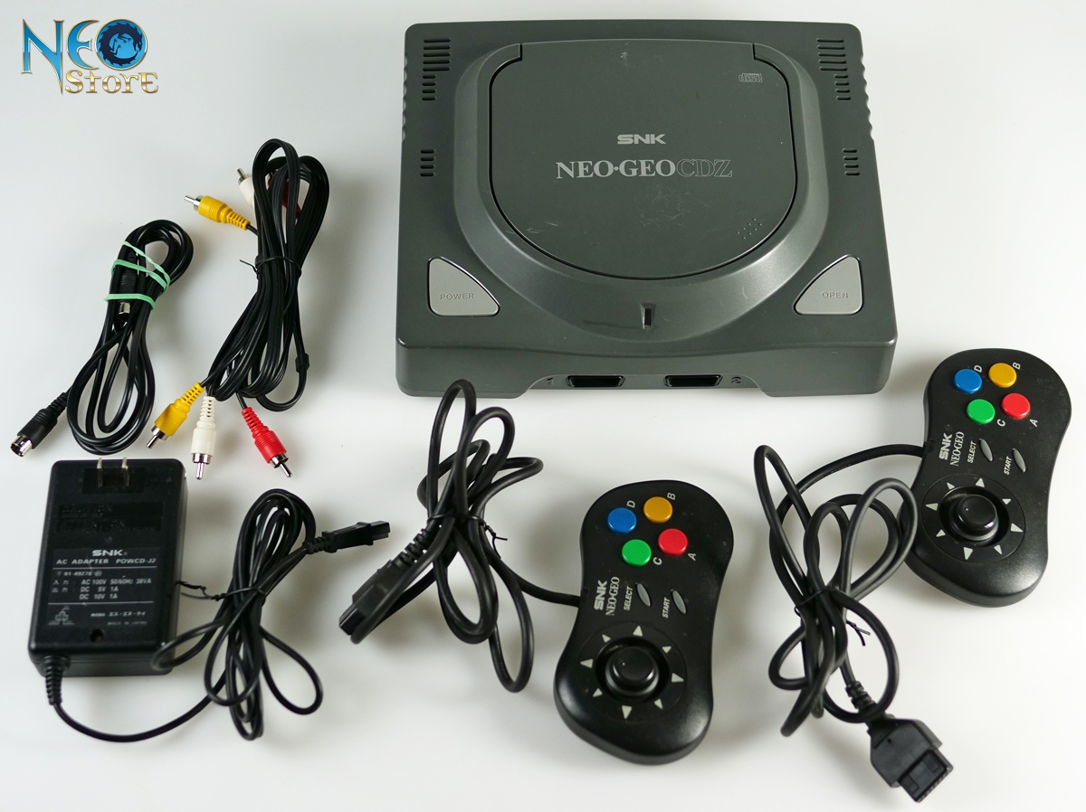 NEO·GEO CDZ console system w/ 2 control pads