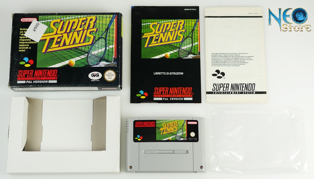 SUPER TENNIS Super Nintendo (SNES)