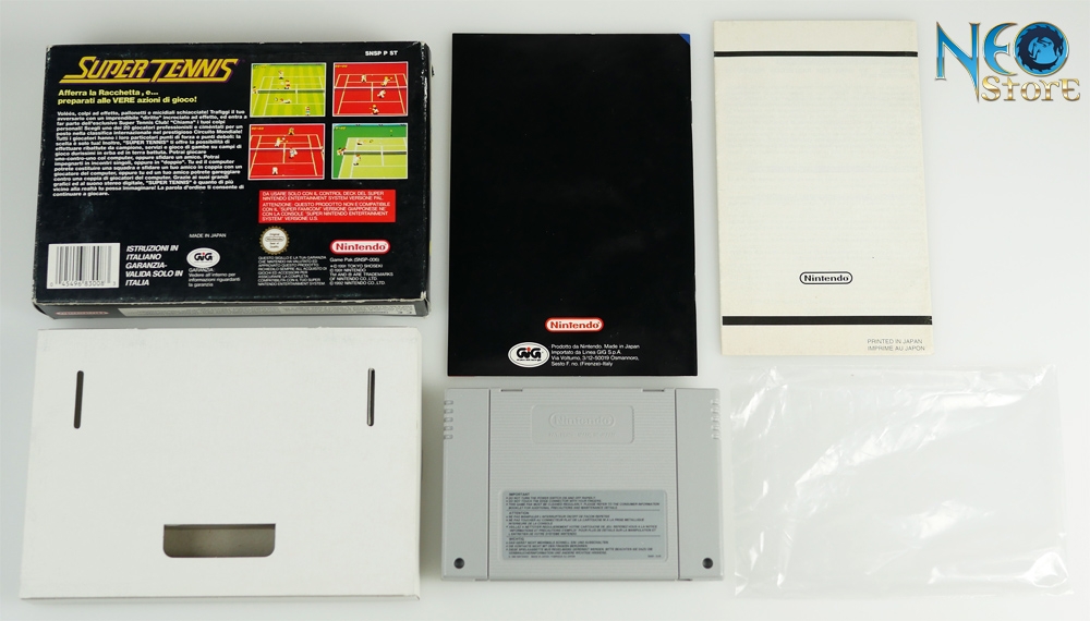 NeoStore.com - SUPER TENNIS Super Nintendo (SNES), version PAL.
