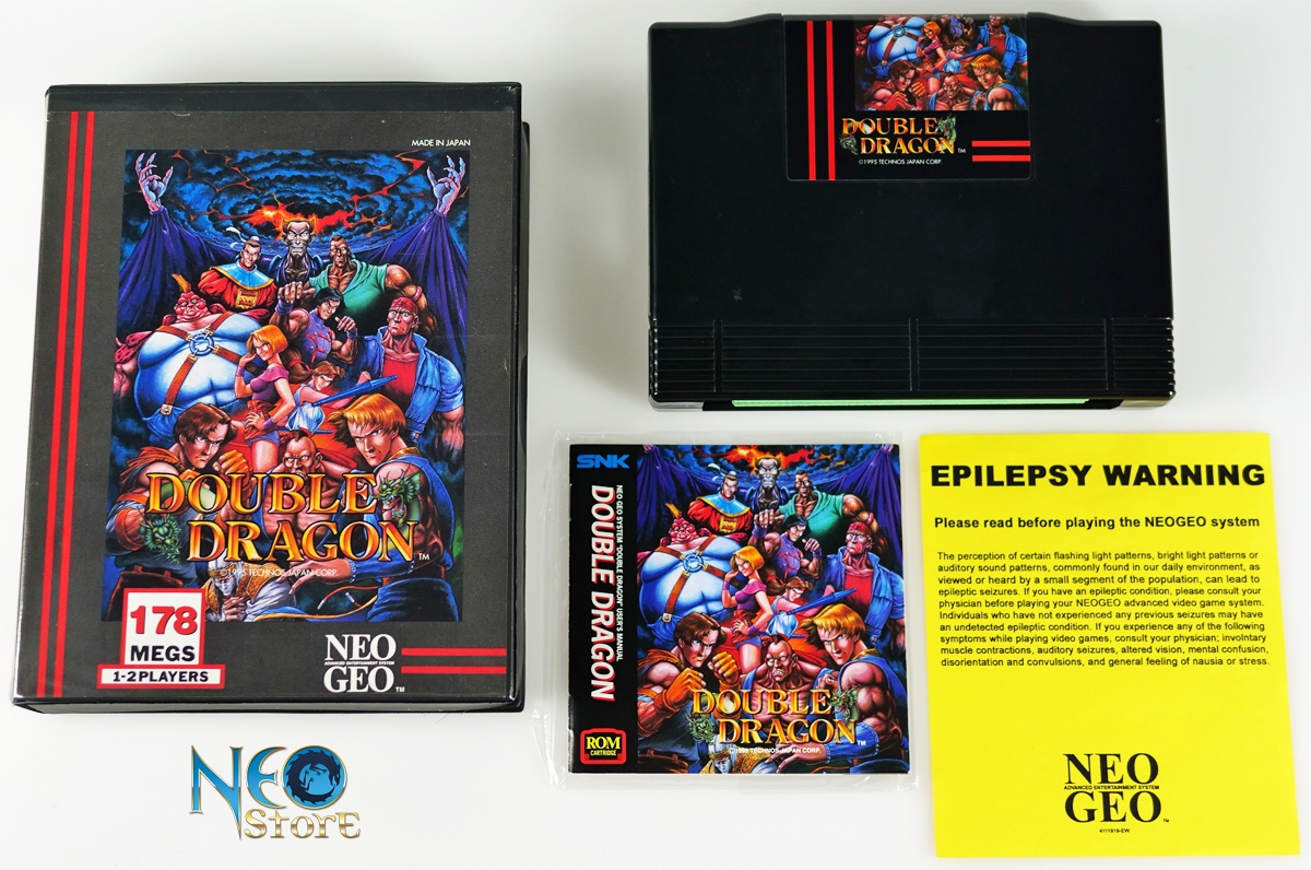 SNK DOUBLE DRAGON NEO-GEO GAME SOFT