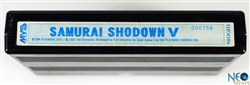 Cartouche Neo Geo MVS Samurai Shodown V (2003) - Originale SNK, Testée Et Fonctionnelle