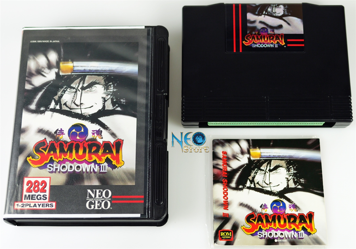 Neo Geo MVS Arcade Samurai Showdown III 3 Original SNK Cartridge 