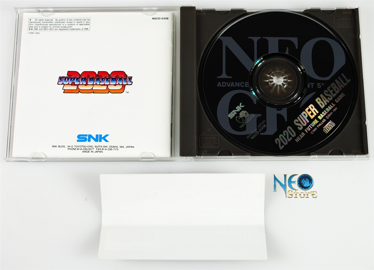 NeoStore.com - 2020 Super Baseball English Neo-Geo CD