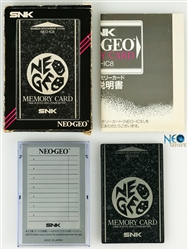 Neo-Geo Memory Card by SNK, model NEO-IC8 (black box version)