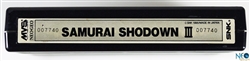 Samurai Shodown III English MVS cartridge