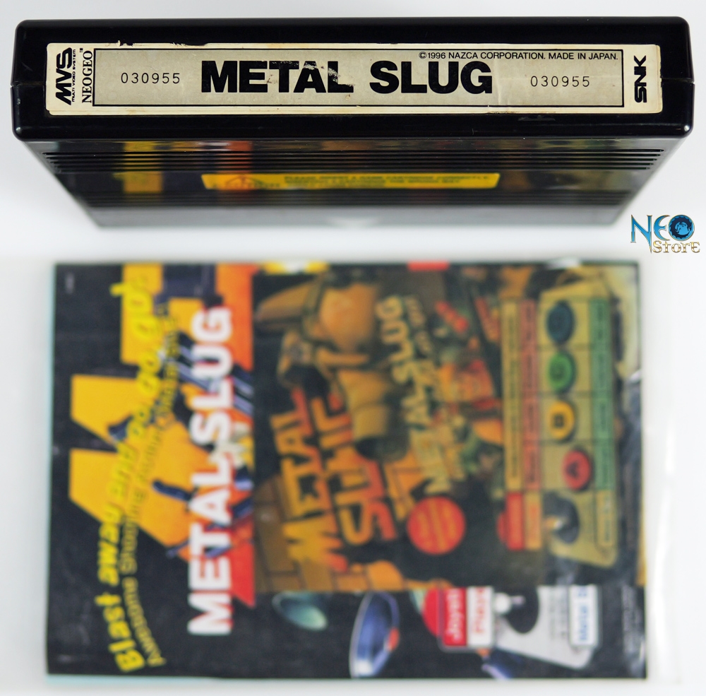 Kit MVS Metal Slug 1 US English Pour Borne D'arcade Neo Geo - Version JAMMA, Jeu SNK 1996, Occasion